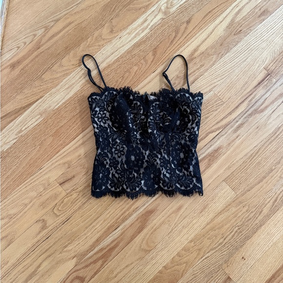 Sexy lace bustier